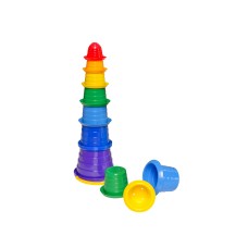 Пірамідка «Сомбреро 2» з 6 відерець у пакеті 35х12,5х11,5 см, ТМ Технок