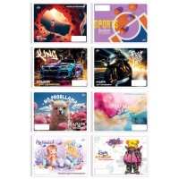 Альбом А4 40 аркушів 100 г/м2 на спіралі, ТМ Brisk