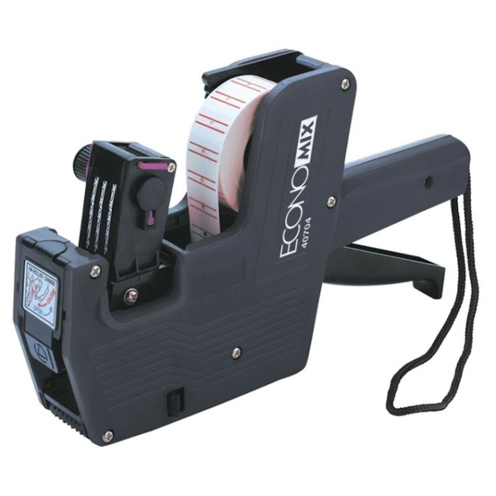 Маркіратор на 8 розрядів для прямокутних етикеток 21х12 мм, ТМ Economix