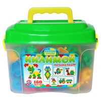 Мозаїка-пазли «Килимок» з 160 деталей, в пластиковому боксі, ТМ Технок