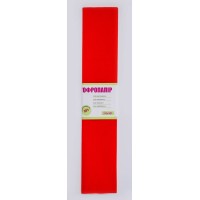 Гофро-папір 55%, 50х200 см, червоний, ТМ 1 Вересня