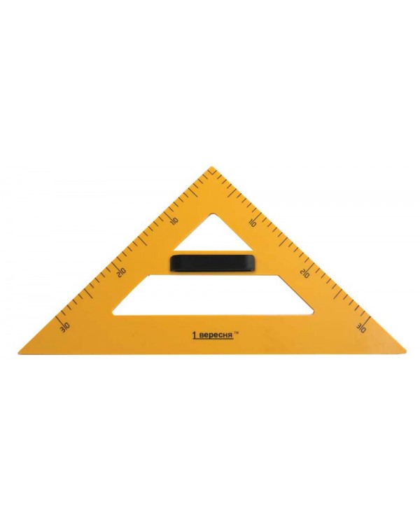 Трикутник для дошки 30х30 см рівнобедрений, ТМ 1 Вересня