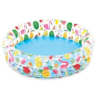 Басейн надувний «Зірки» 122х25 см на 3 кільця для дітей від 2 років, у коробці 26х5х27 см, ТМ Intex