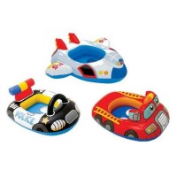 Коло-плотик «Транспорт» від 70х57 см з максимальним навантаженням до 11 кг, 1 - 2 роки, до 11 кг, ремкомплект, Intex