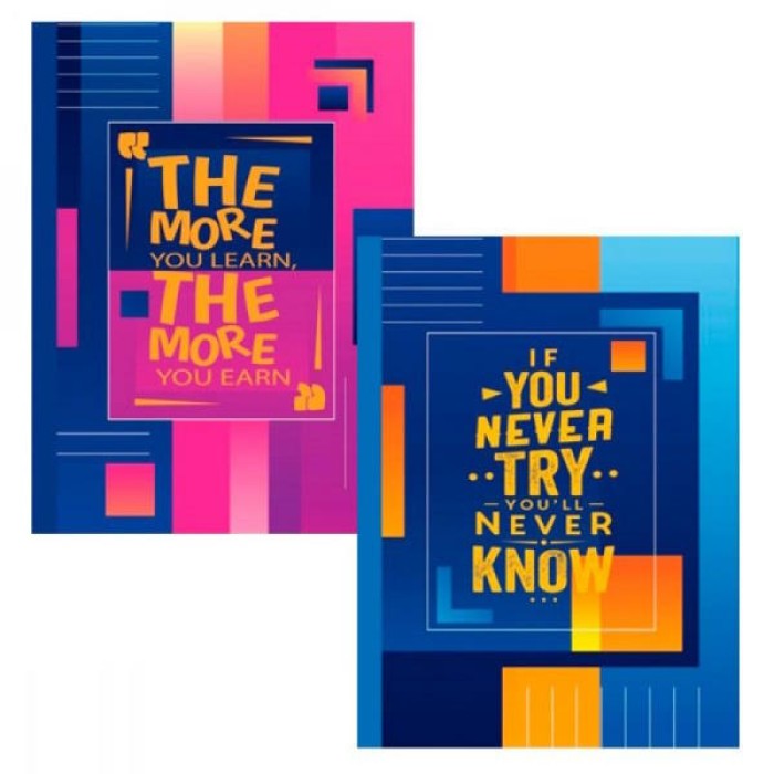 Канцелярська книга на 192 аркуші у велику клітинку на скобі з ламінованою обкладинкою, ТМ Рюкзачок