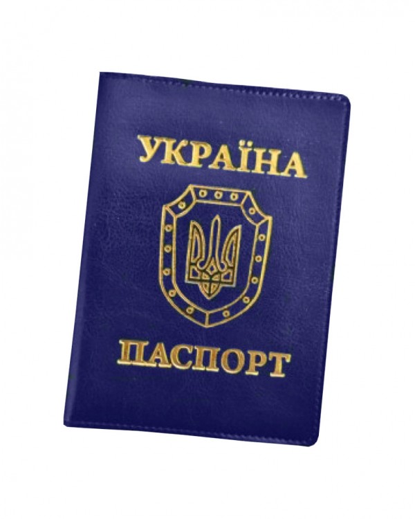 Обкладинка на паспорт «Sarif» синя 195х135 мм, ТМ Brisk