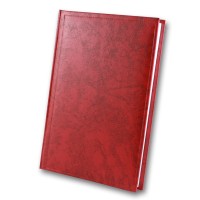 Щоденник недатований «Miradur» А5 на 168 аркушів, червоний, ТМ Brisk