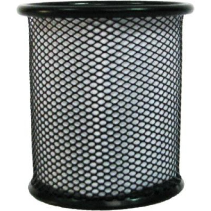 Підставка для ручок «Сітка» 9,8х8 см металева чорна,ТМ Leader