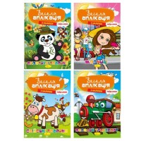 Аплікація з наліпками «Весела аплікація» на 8 сторінок з м`якою обкладинкою 20х29 см, в асортименті, ТМ Апельсин
