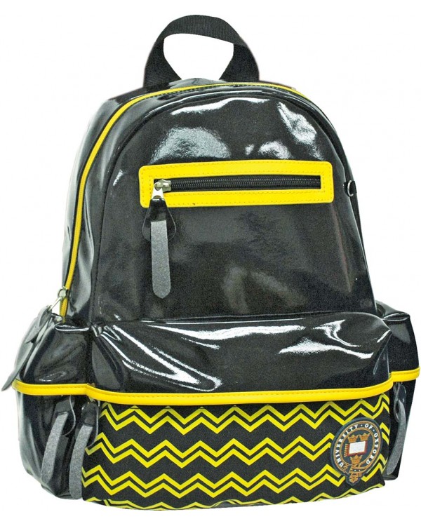 Рюкзак підлітковий «Х088. Oxford» чорно - желный, 35 х 28 х 13 см