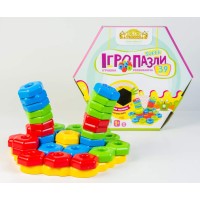 Мозаїка «Ігро пазли SUPER» з 39 елементів, у коробці 30х35х6,5 см, ТМ Тигрес