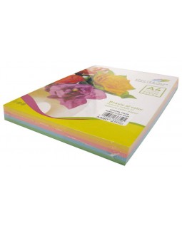 Бумага цветная А4 250 листов, 80 гр/м2, пастель 5х50 «Rainbow Pack Light» SPECTRA COLOR