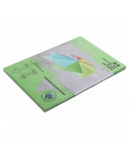 Бумага цветная А4 100 листов, 80 гр/м2, интенсив - зеленый «Parrot 230» SPECTRA COLOR