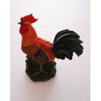 Керамічний сувенір-скарбничка «Важливий півень», 14х12 см