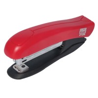 Степлер пластиковий до 10 аркушів під скобу № 10, червоний, ТМ Buromax