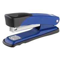 Степлер металевий до 25 аркушів під скобу № 24,26 синій, ТМ Buromax