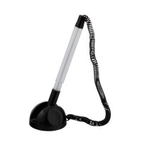 Ручка кулькова на підставці синя, TM Buromax