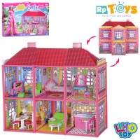 Будиночок 2-х поверховий на 128 деталей, у коробці 70х48х10 см