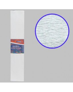 Гофро-папір, 55%, 50х200 см, 20 гр/м2, білий