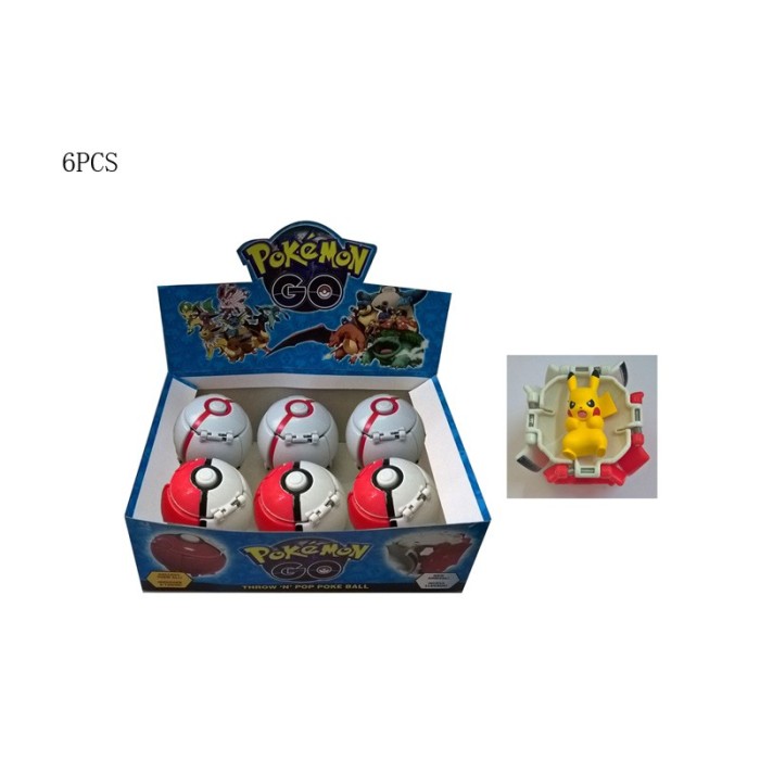 Герої мультфільма «Pokemon Go», в асортименті, в дисплей боксі 24х7х16 см