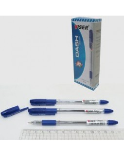 Ручка масляна з грипом, синя, 0,7 мм «Wiser» J. Otten