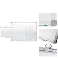 Дошка магнітна для письма маркером 60х90 см, алюмінева рамка, JOBMAX