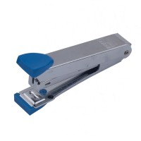 Степлер металевий до 12 аркушів синій, скоба № 10,ТМ JOBMAX