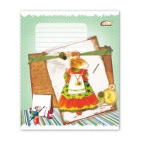 Зошит на 12 аркушів у лінію «Дитяче мистецтво», ТМ Gold Brisk