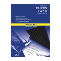 Папір копіювальний 210х297 мм 100 аркушів чорний, TM Buromax