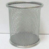 Підставка для ручок «Сітка» 9,8х8 см металева срібна, J. Otten