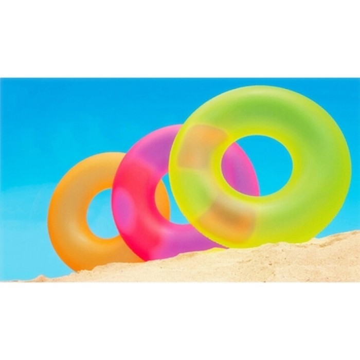 Коло надувне «Неон» 91 см, в асортименті, у пакеті, ТМ Intex