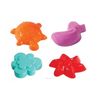 Набір для піску з 4 формочок 14,5х10х14,5 см, ТМ Тигрес