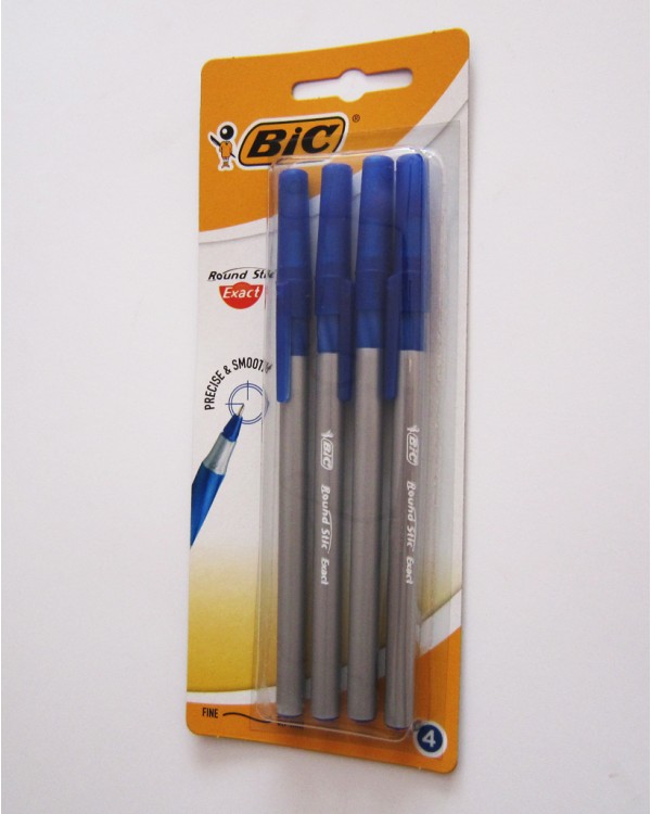 Ручка шариковая, синяя, 0,4 мм «Stic Exact» BIC