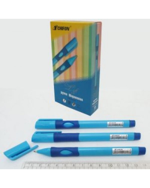 Ручка шариковая, синяя, для правши, TM J.Otten
