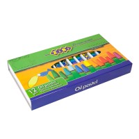 Пастель масляна на 12 кольорів, TM Zibi