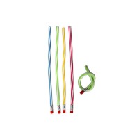 Олівець графітний гнучкий, пластиковий корпус, з глітером, 30 см