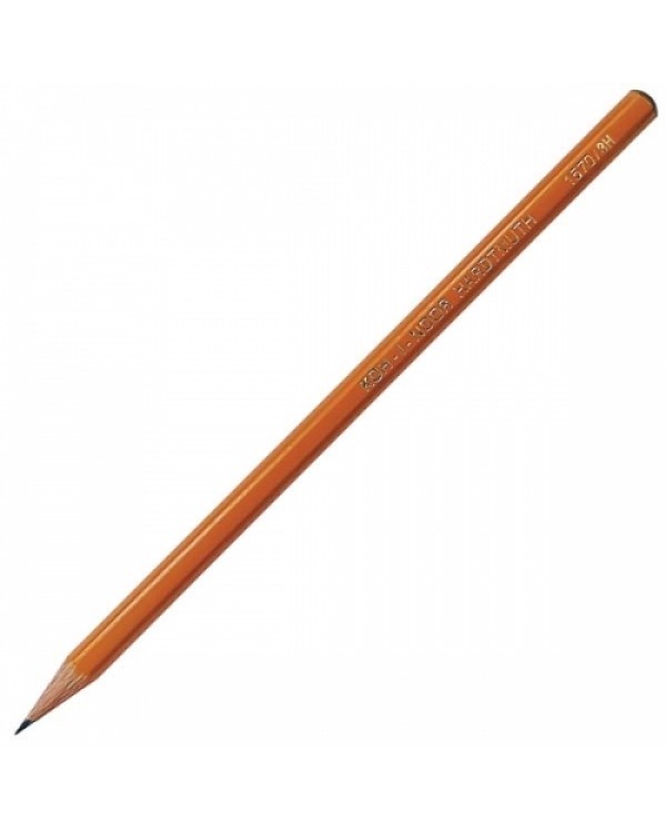 Олівець графітний, без гумки, 3Н, ТМ Koh-i-Noor