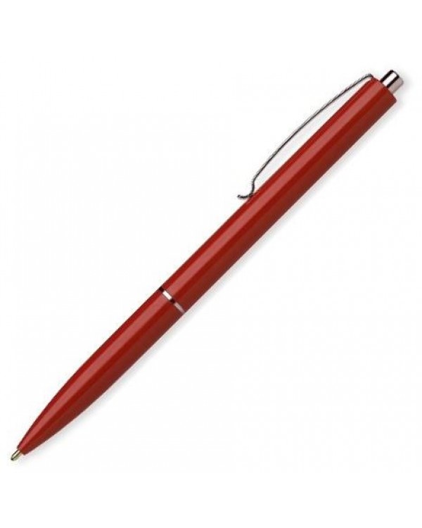 Ручка «Schneider», кулькова, автоматична, 0,7 мм. корпус червоний, синя, TM Schneider