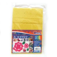 Фетр A hard 170 г/м2 1,2 мм світло-жовтий, ТМ J.Otten