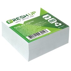 Блок паперу «Білий» не клеєний 85х85 мм 400 аркушів, ТМ Fresh Up