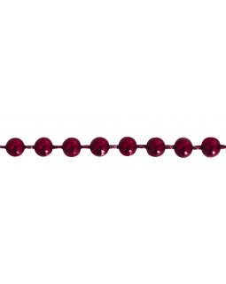 Ожерелье новогоднее 8 мм х 3 м, цвет красный