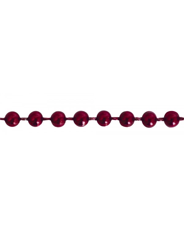 Ожерелье новогоднее 8 мм х 3 м, цвет красный