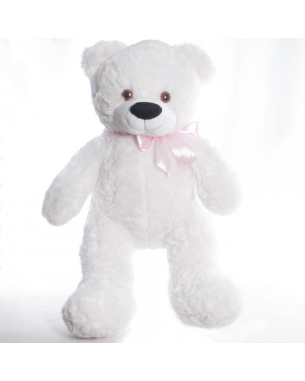 Ведмідь «Тедді 4/ 025» 100х65х65 см, білий, ПП Копиця