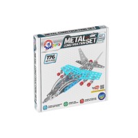 Конструктор металевий «Винищувач» на 176 деталей, у коробці 20,5х16х4 см, ТМ Технок