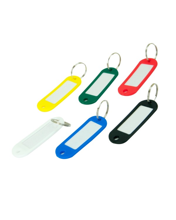 Брелок - идентификатор пластиковый для ключей, в ассортименте