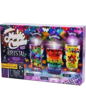 Гелеві свічки своїми руками «Magic Candle Crystal» у коробці 35х23х7 см, ТМ Данко Тойс