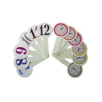 Віяло «Цифри і годинник»