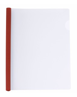 Папка с планкой – зажимом на 2 – 95 листов, А4, 15 мм, красная, ТМ Economix