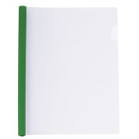 Папка з планкою-затиском А4 на 2-95 аркушів 15 мм зелена, ТМ Economix