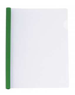 Папка з планкою - затиском на 2 - 95 аркушів, А4, 15 мм, зелена, ТМ Economix